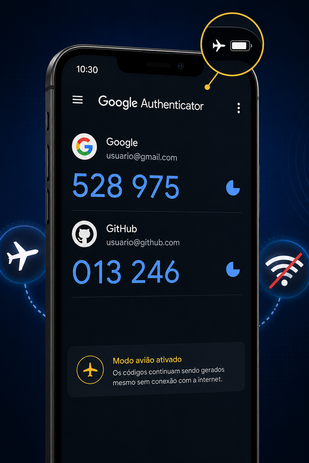 Como o Google Authenticator funciona sem internet? Entenda por que o código continua válido no modo avião