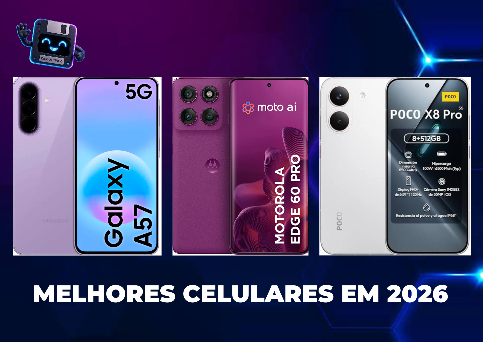 📱 Melhores celulares para comprar em 2026: opções por faixa de preço